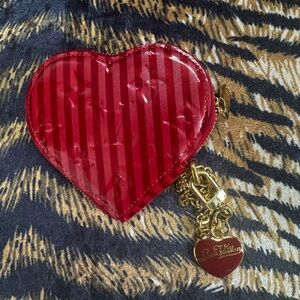 LIMITED EDITION LOUIS VUITTON red monogram LV heart wallet